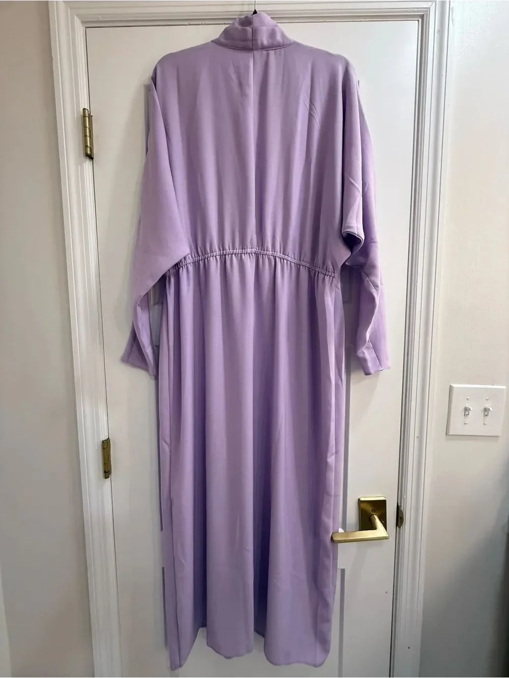 NWT ASOS V-Neck Dolman Sleeve Maxi Dress Lilac